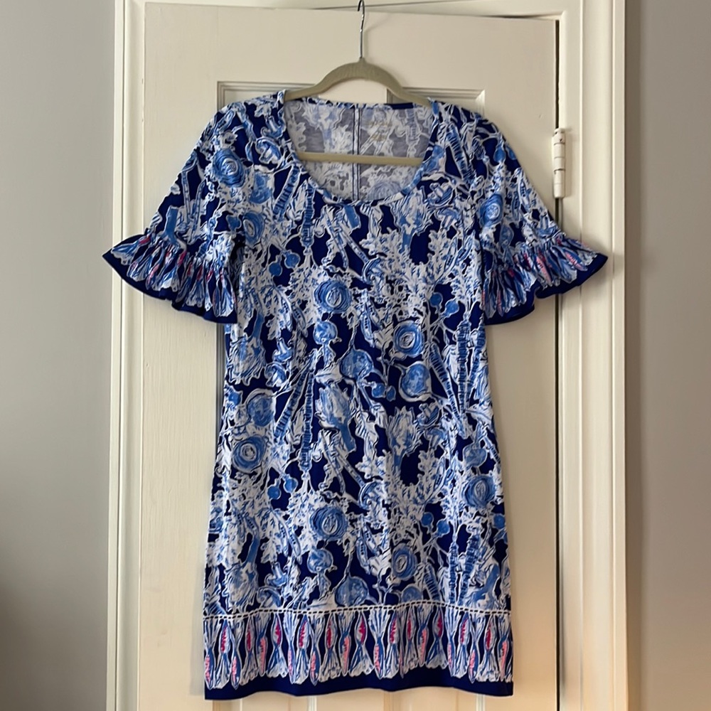 Lilly Pulitzer Pretty Peas Engineered Dress